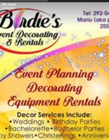 Birdie’s Event Decorating and Rentals